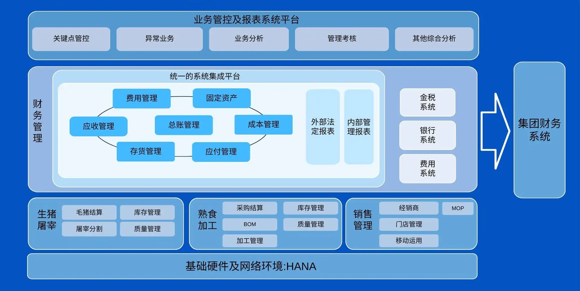 屠宰深加工SAP解决方案整体框架