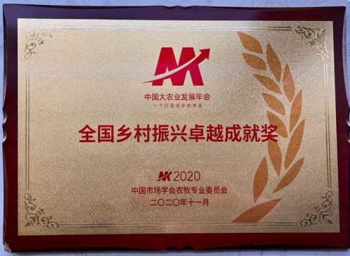 Outstanding Achievement Award for National Rural Revitalization